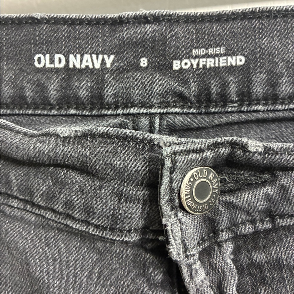 Old Navy Charcoal Boyfriend Jeans